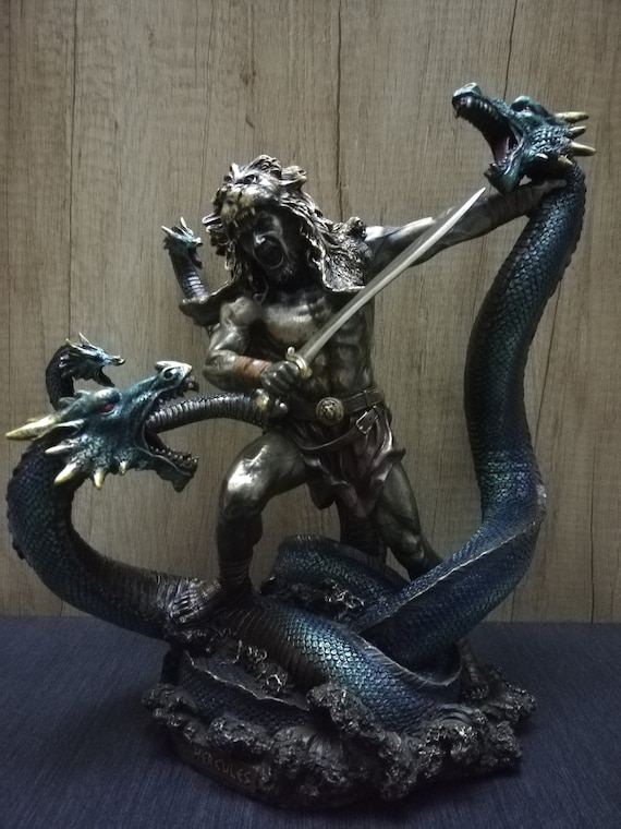 ヘラクレスがレルネのヒュドラを倒す 30.5 cm - 12 インチ 古代