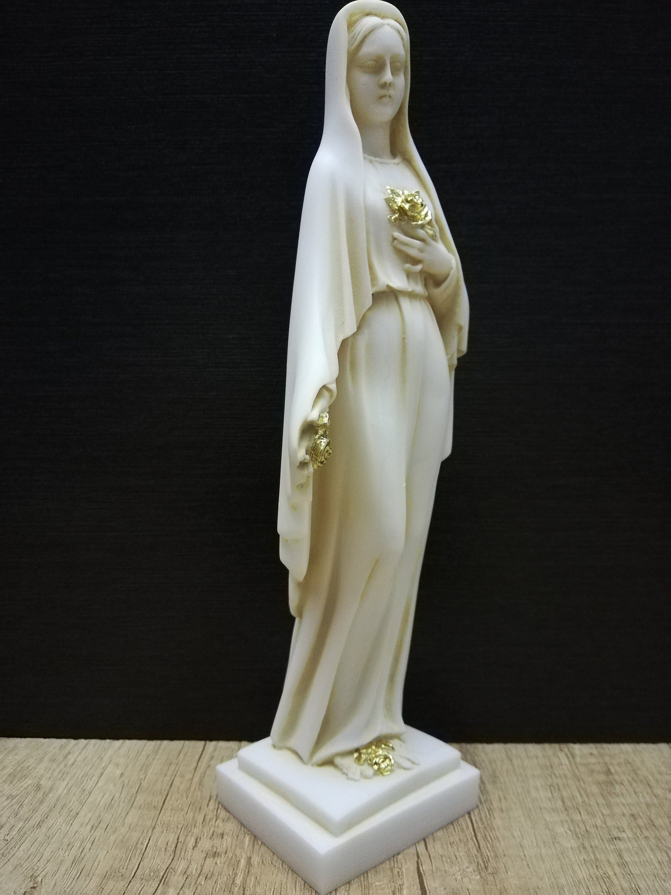 Virgin Mary Mother Of Jeasus Madonna Alabaster | Etsy