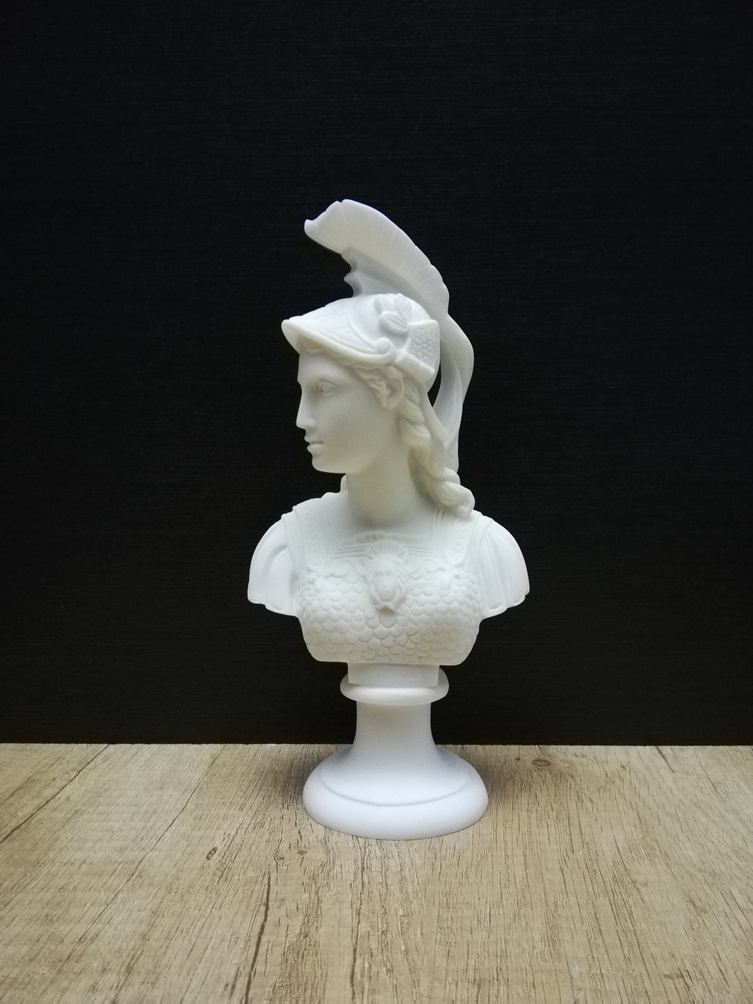 Athena Pallas Bust Head Ancient Greek Roman Goddess of Wisdom Etsy