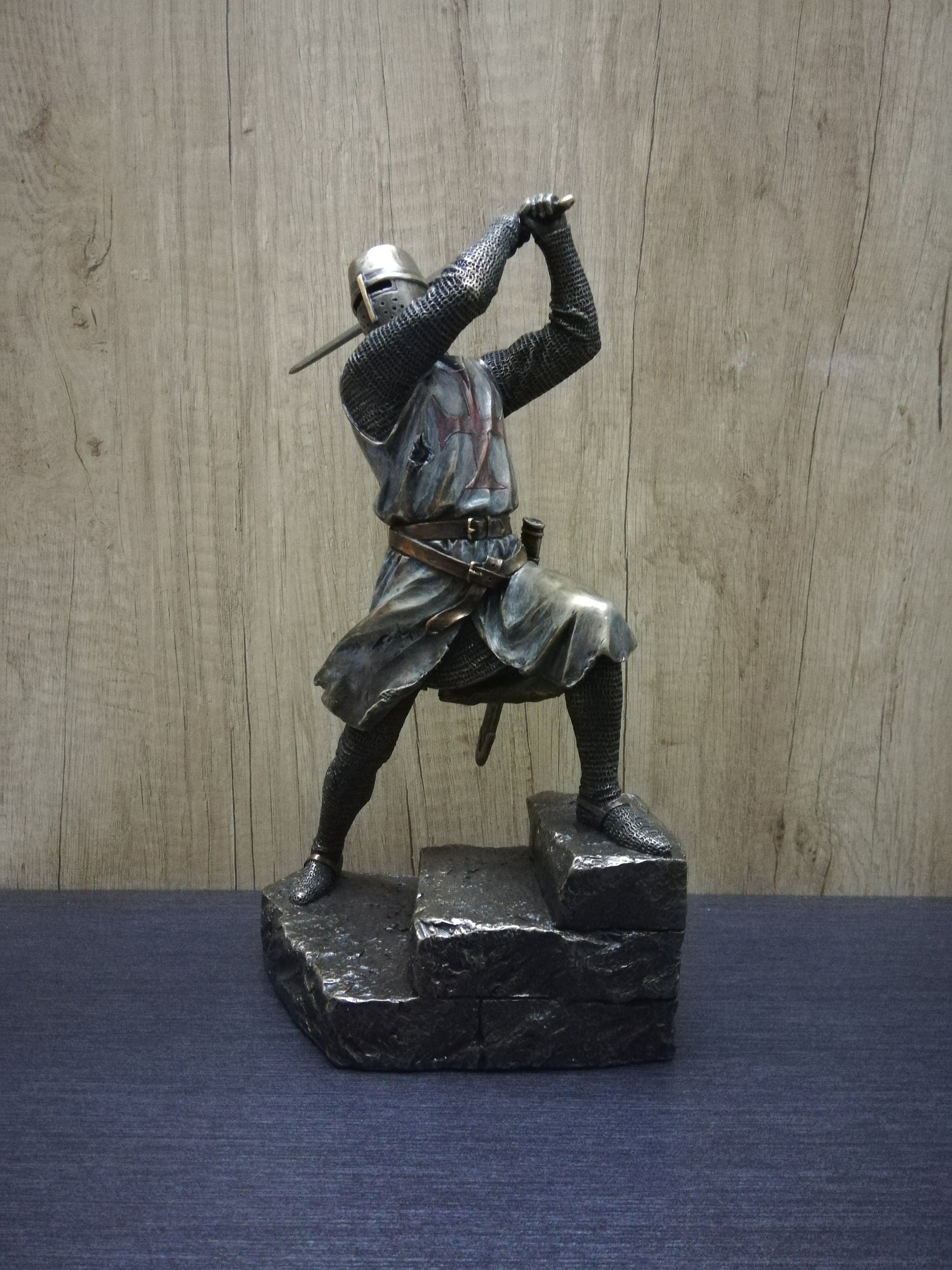 Metal Knight Statue for sale Only 4 left at 70