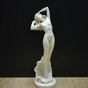 Birth of Goddess Aphrodite 31.5cm - 12.4In Greek Goddess Venus Alabaster Handmade Sculpture Big Size  Free Shipping - Free Tracking Number