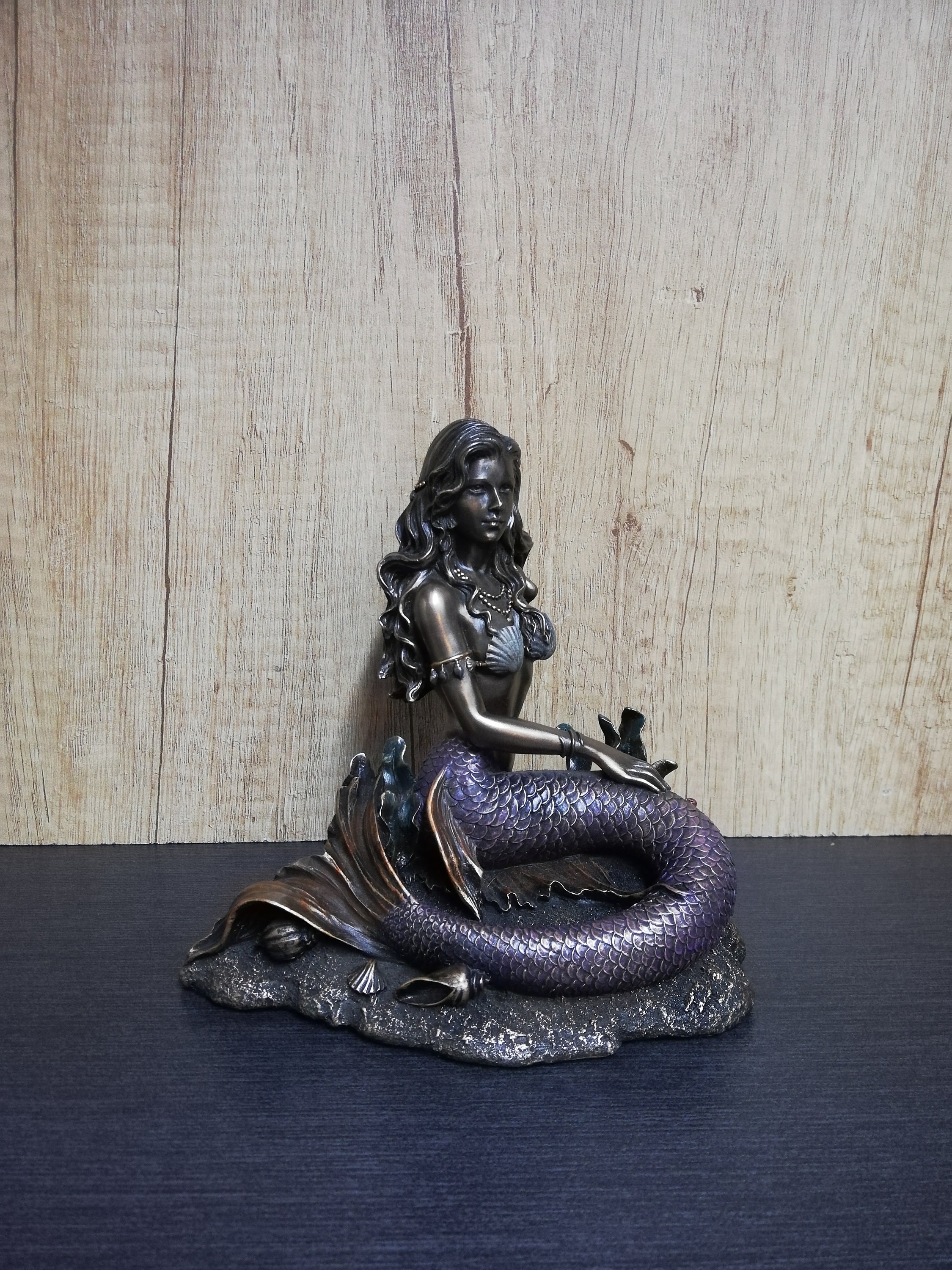 Statua Da Tavolo Drago Meccanico Veronese Design Steampunk: Figura In Resina Bronzata Dipinta A Mano, Altezza 10,25 Cm | Oggetto Da Collezione E Decorazione