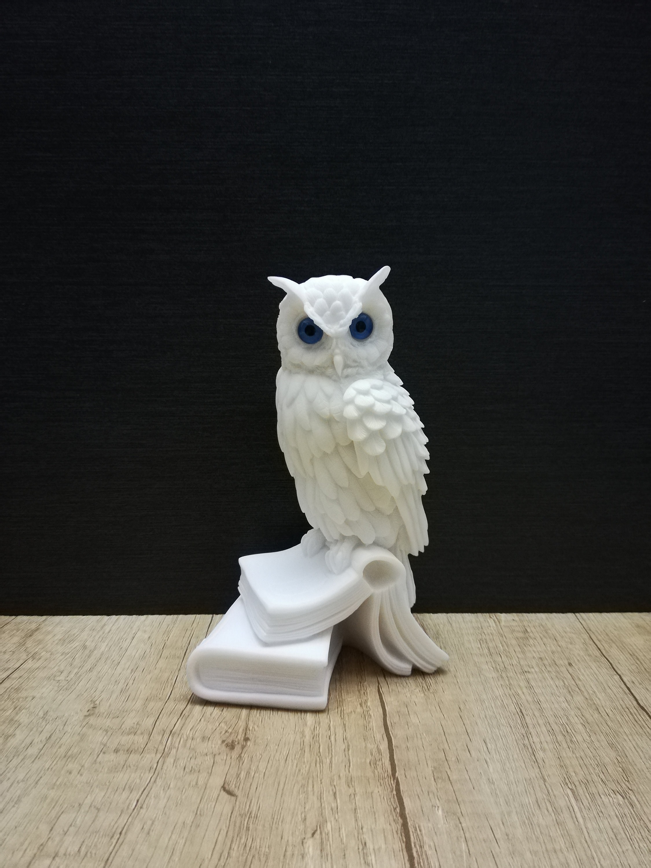 CHOUETTE STATUETTE SCULPTÉ pierre semi-précieuse artisanat Brésilien belle déco EUR 85,00 - FR