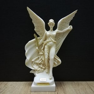 Nike of Paionios 23.5cm-9.25in Greek Goddess And Symbol of Victory Museum Copy Greek Marble & Cast Alabaster Handmade-Handpainted Sculpture
