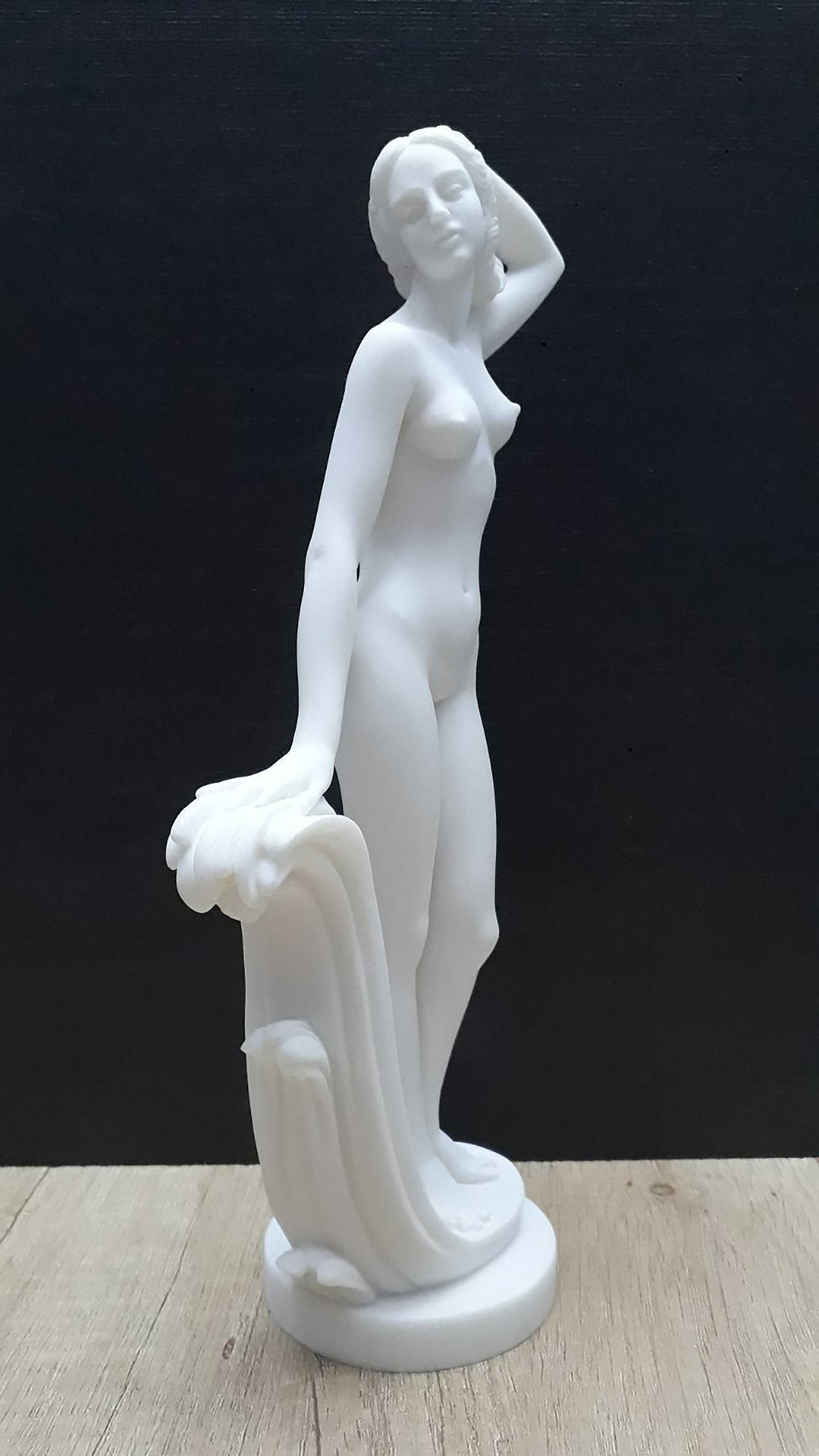 Handmade Alabaster Aphrodite Statue - Greek Goddess Venus Sculpture ...