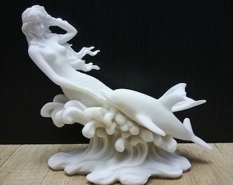 手作りアラバスター製コレ像：古代ギリシャ彫刻（15 cm） - Etsy 日本