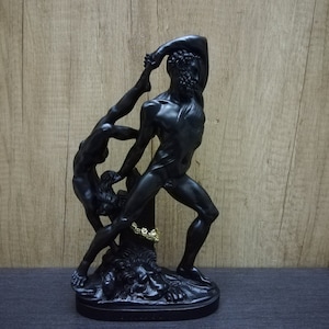 Hercules And Lichas 25.5cm - 10.03in Ancient Greek Hero By Antonio Canova Alabaster Handmade Statue Free Shipping - Free Tracking Number