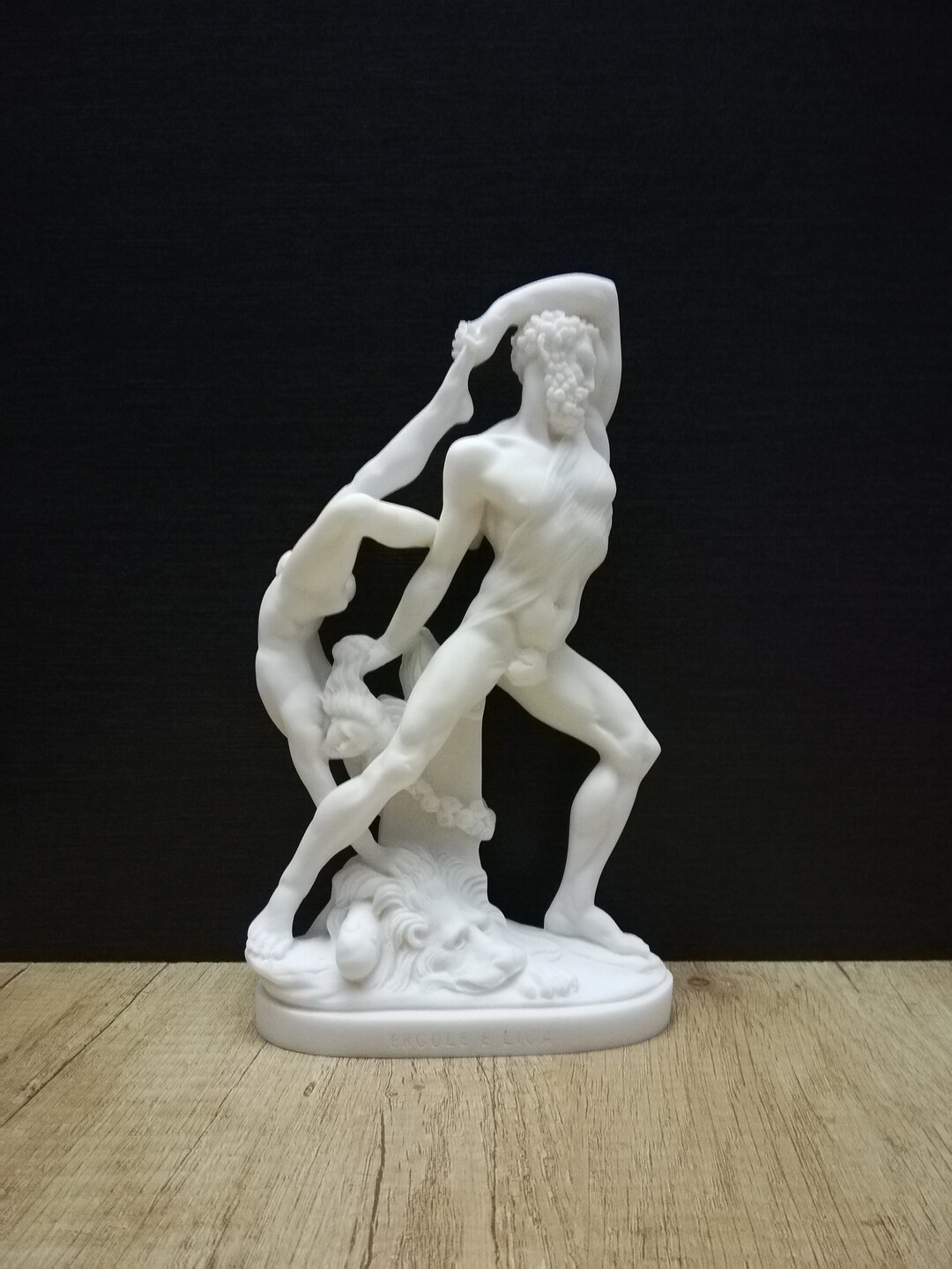 Hercules and Lichas 25.5cm 10.03in Ancient Greek Hero by Antonio Canova Alabaster Handmade