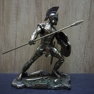 Achilles 22.5cm-8.85in Greek Hero -Brave Warrior |  Greek Mythology | Bronze Statue Vintage Surfacing Free Shipping - Free Tracking Number