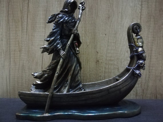 カロン像：ギリシャ神話 冥界の渡し守ブロンズ像（25 cm） - Etsy 日本
