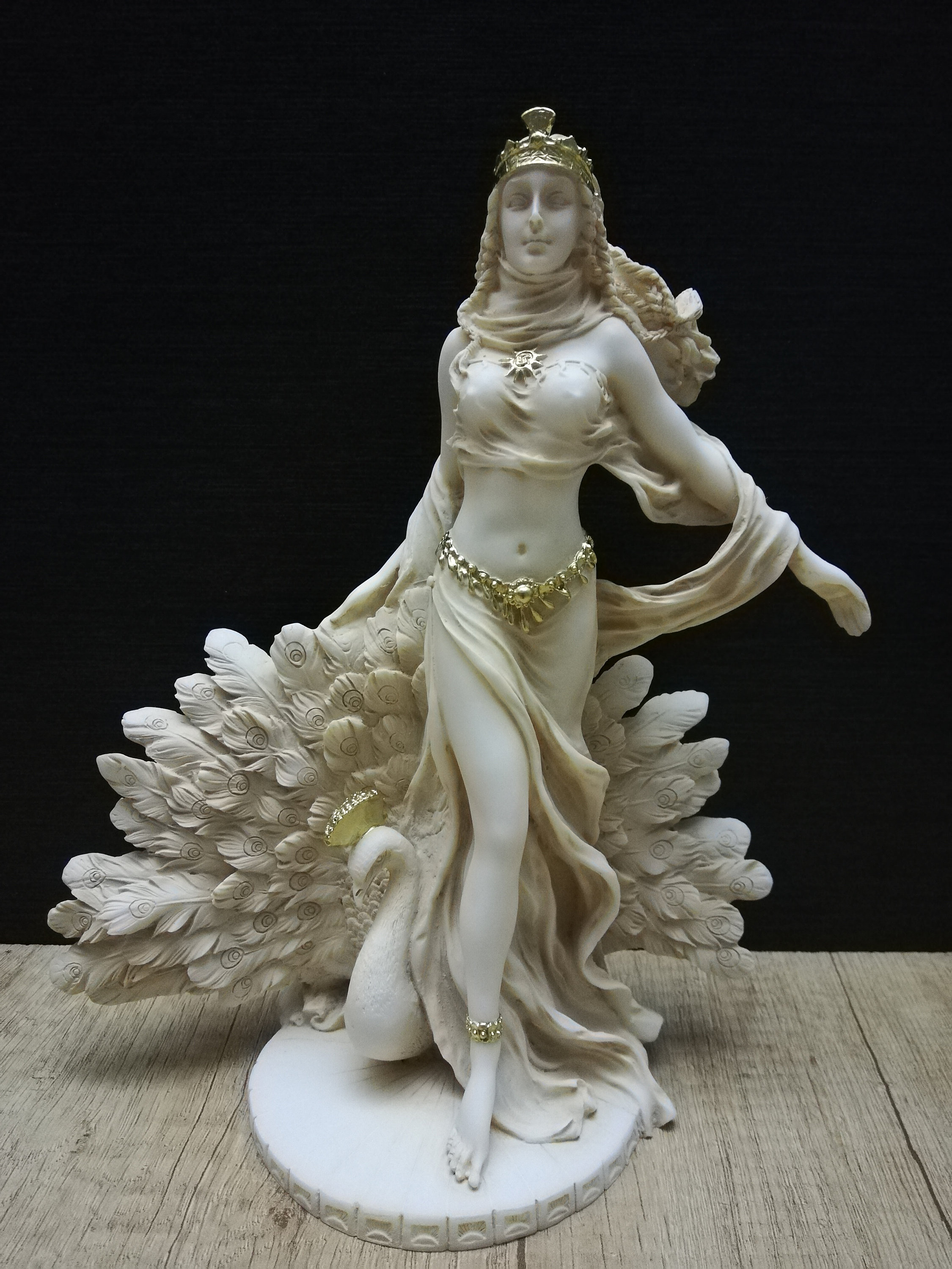 Hera Statue: Greek Goddess Alabaster Sculpture, Handmade in Greece (10.03  In) - Etsy, image size:2250x3000