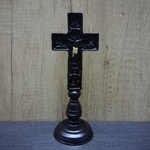 The Crucifixion of Jesus 17.5cm - 6.88in Two Sides Religious Statues Alabaster Handmade Sculpture Free Shipping - Free Tracking Number