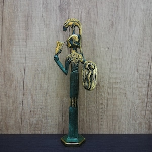Athena Pallas Ancient Greek Roman Goddess of Wisdom Minerva 22.5cm - 8.85in Bronze Handmade Statue Free Shipping - Free Tracking Number