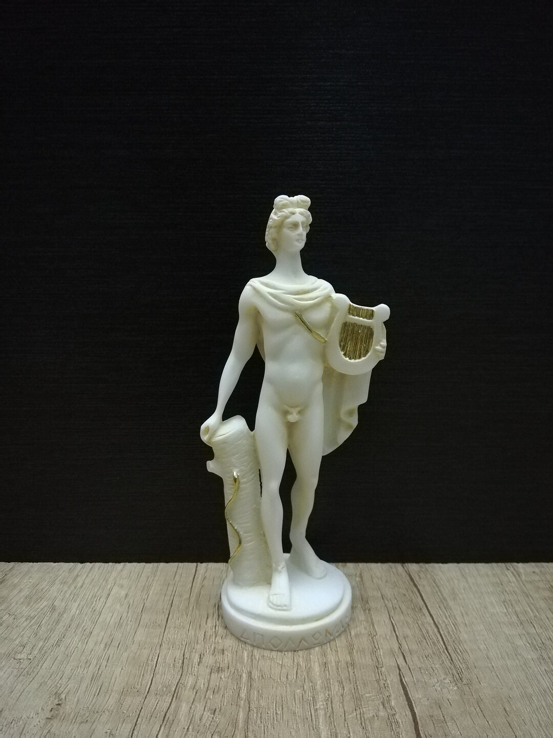 Handmade Apollo Statue: Greek Roman God Alabaster Sculpture (6.3in) - Etsy