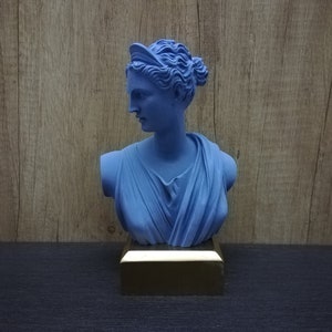 Artemis Ancient Greek Goddess Of The Hunt 19.5cm - 7.67in Roman Goddess Diana Alabaster Handmade Statue Free Shipping - Free Tracking Number