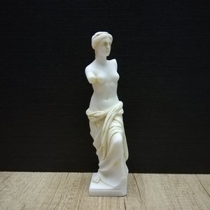 Venus de Milo  - Aphrodite 20cm-7.87in Alabaster Handmade-Handpainted Sculpture Free Shipping - Free Tracking Number