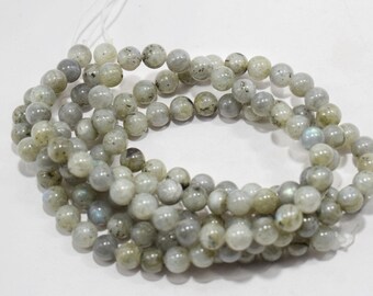 Natural Black Labradorite Gemstone Beads 8 mm 15 Inch Strand Option Also Availaible