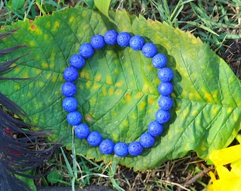 Blue Lava Bracelet, Bracelets for Healing, Bracelet for Gift, Men And Women Bracelet, Healing Crystal Bracelet, Healing Stone  Bracelet