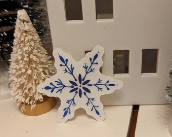 Snowflake Vinyl Stickers