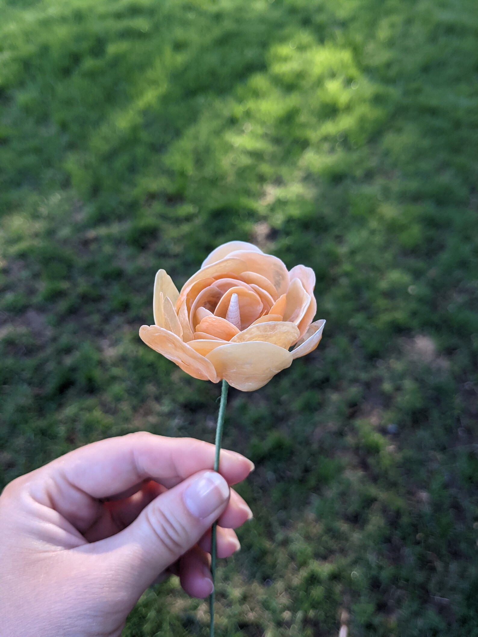 Hand Made Shell Flowers - Etsy