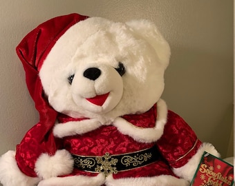 snowflake teddy bear