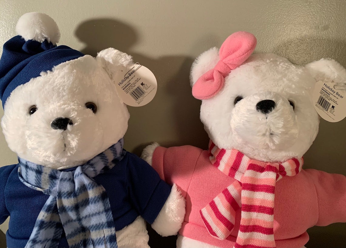2 Beautiful Dan Dee Collectors Choice Stuffed Bears | Etsy