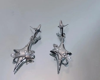 Y2K Earrings Coquette Statement Star Earrings Nana Anime Fairycore Valentine's day Gift