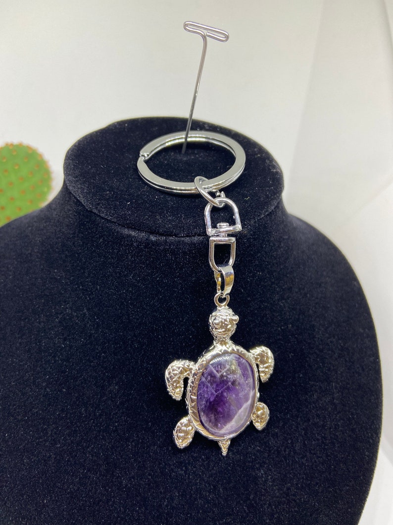 amethyst keyring