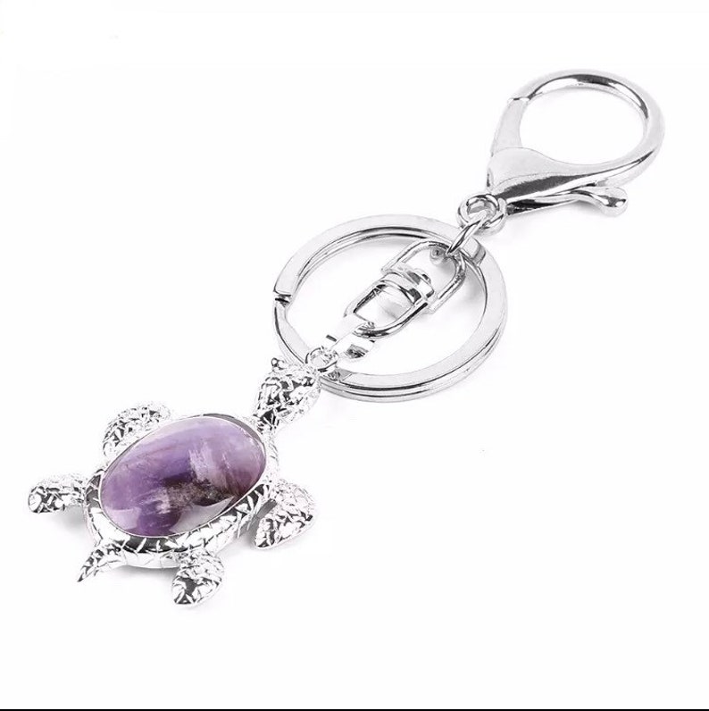 amethyst keyring