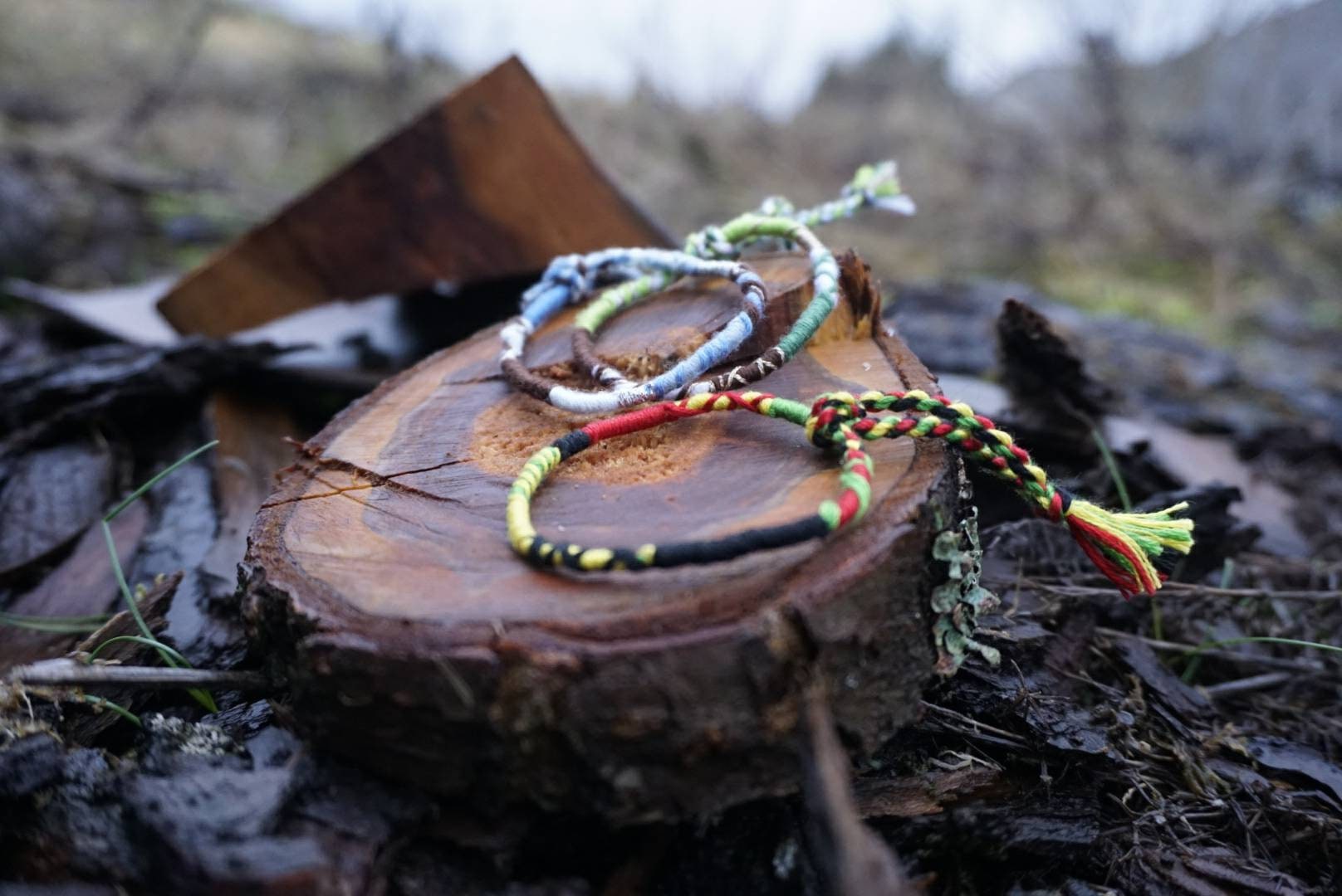 Wrap bracelet , wrapped bracelet