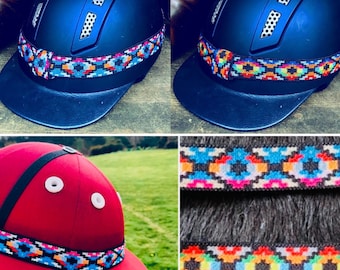 Tribal Polo Hatband - Riding Hat - Polo Helmet - Argentinian - Polo - Polo Hat - Gift - Equestrian Gift - Birthday Present - Christmas gift