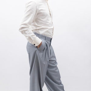 Tango Pants for Men -Light Blue Gray- Normal Waist