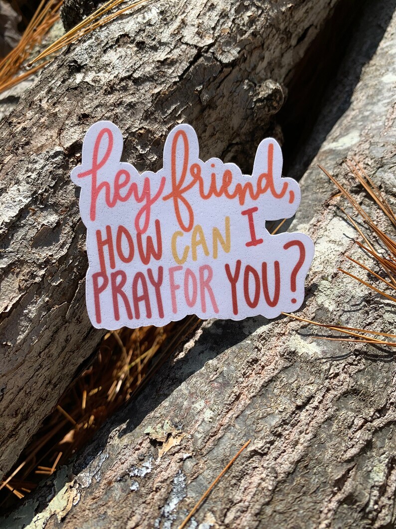 Prayer Sticker/glossy Sticker/christian Sticker/die Cut Sticker/faith ...
