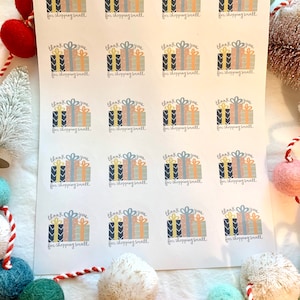 Small Business Stickers/Shop Small Stickers/Shop Small Labels/Gift Tag/Thank You for Shopping Small Gift Tag