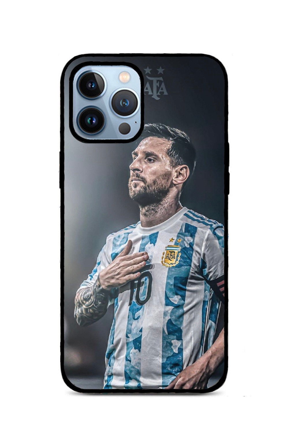 Messi Iphone Coque Fits Iphone 14, Iphone 13, Iphone 12 & Iphone 11 Models Fk-35198-1