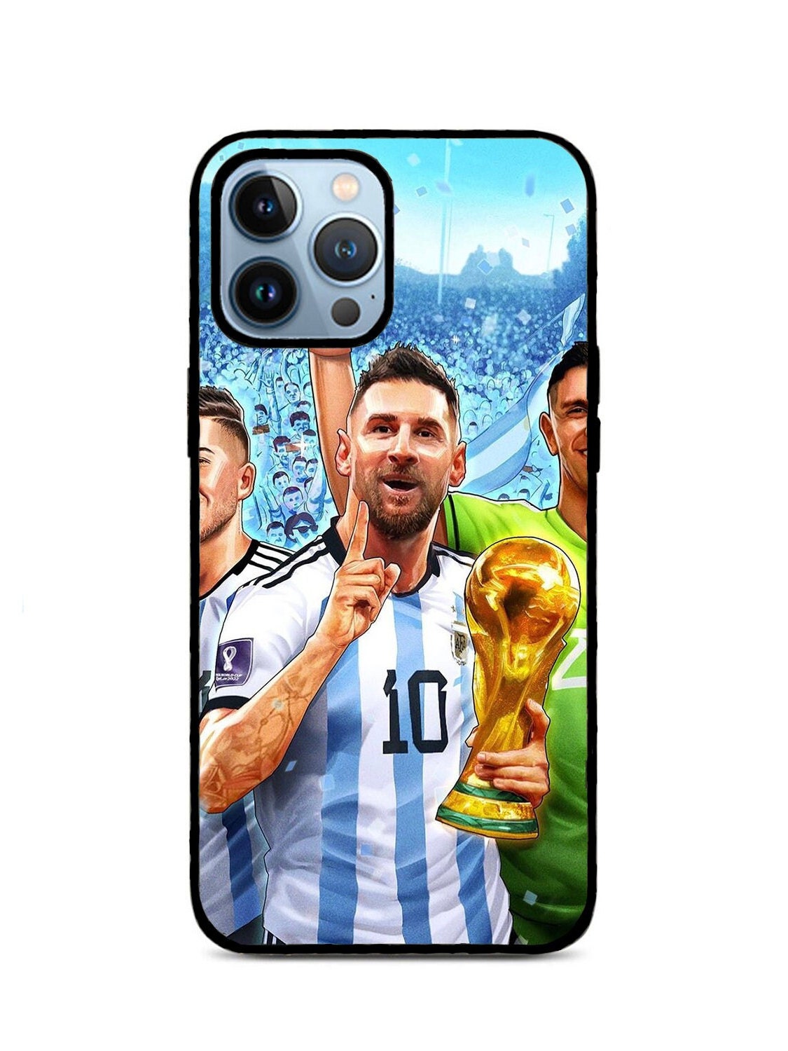 Argentina World Champions Iphone Coque Fits Iphone 14, Iphone 13, Iphone 12 And Iphone 11 Models Fk-85281-1