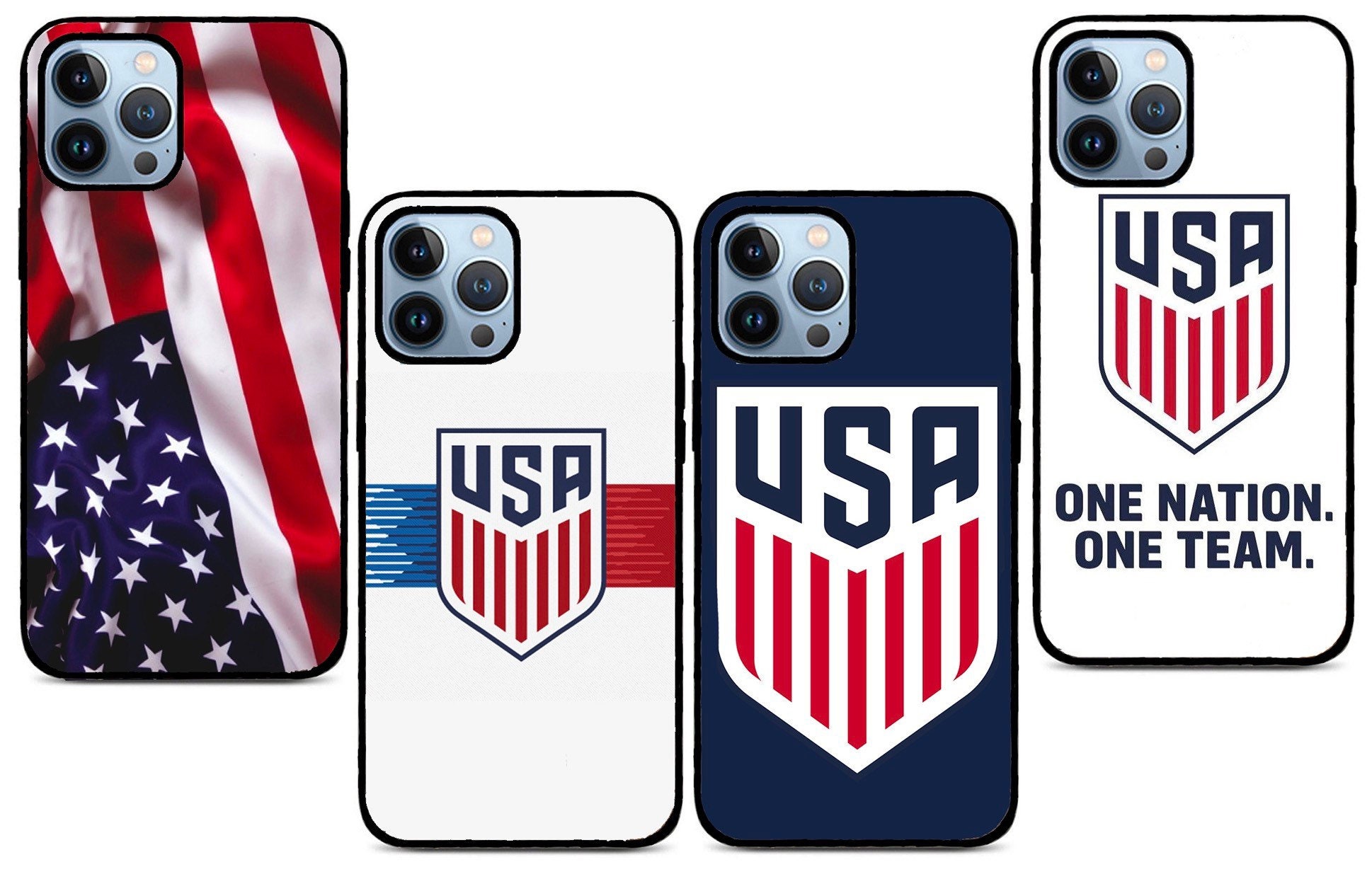 Us Soccer Coque For Iphone Fits Iphone 14, Iphone 13, Iphone 12 & Iphone 11 Models Fk-68852-0