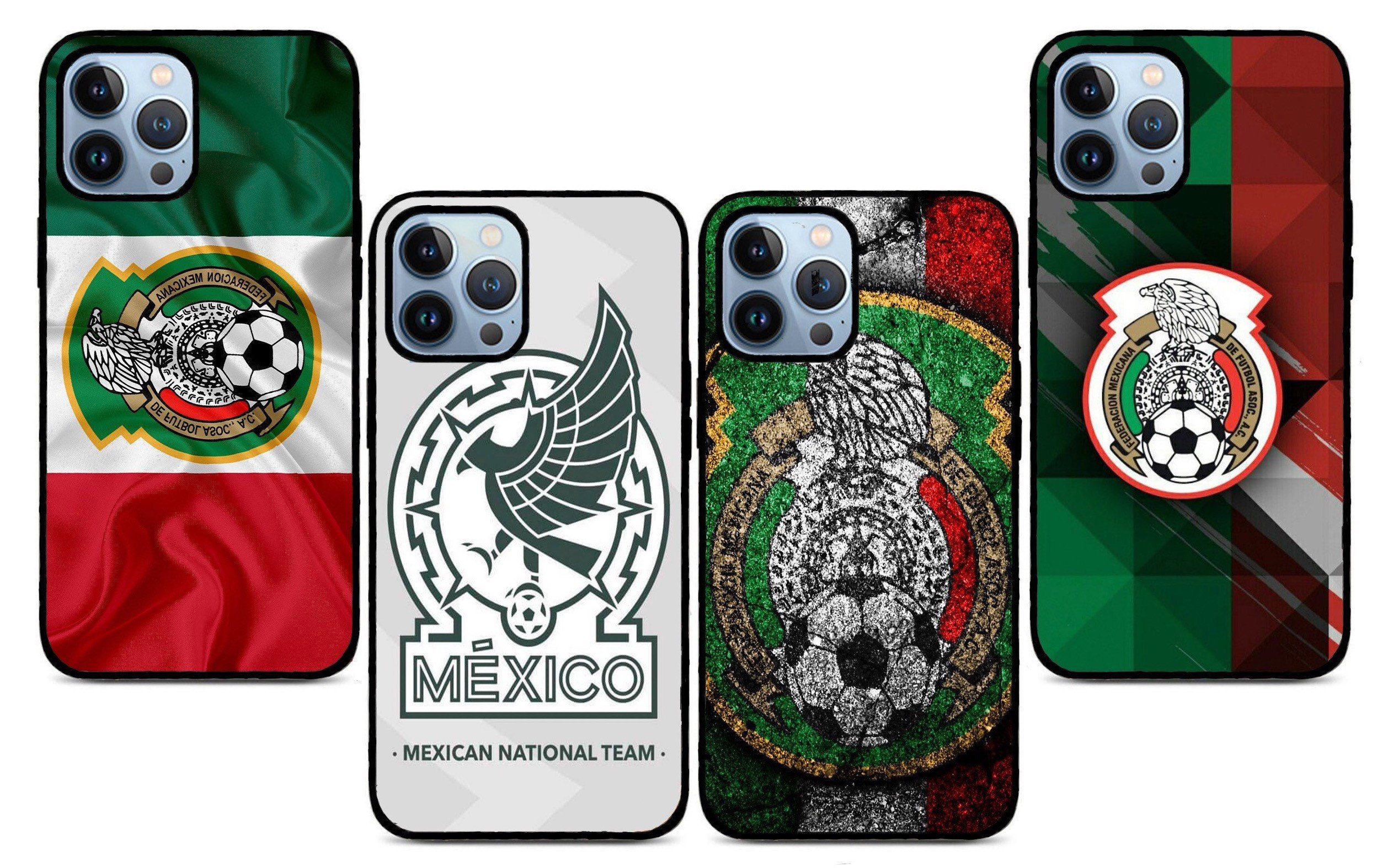 Mexico Soccer Team Iphone Cover Case World Cup Edition For Iphone 14, Iphone 13, Iphone 12 & Iphone 11 Models Coque Fk-79991-0