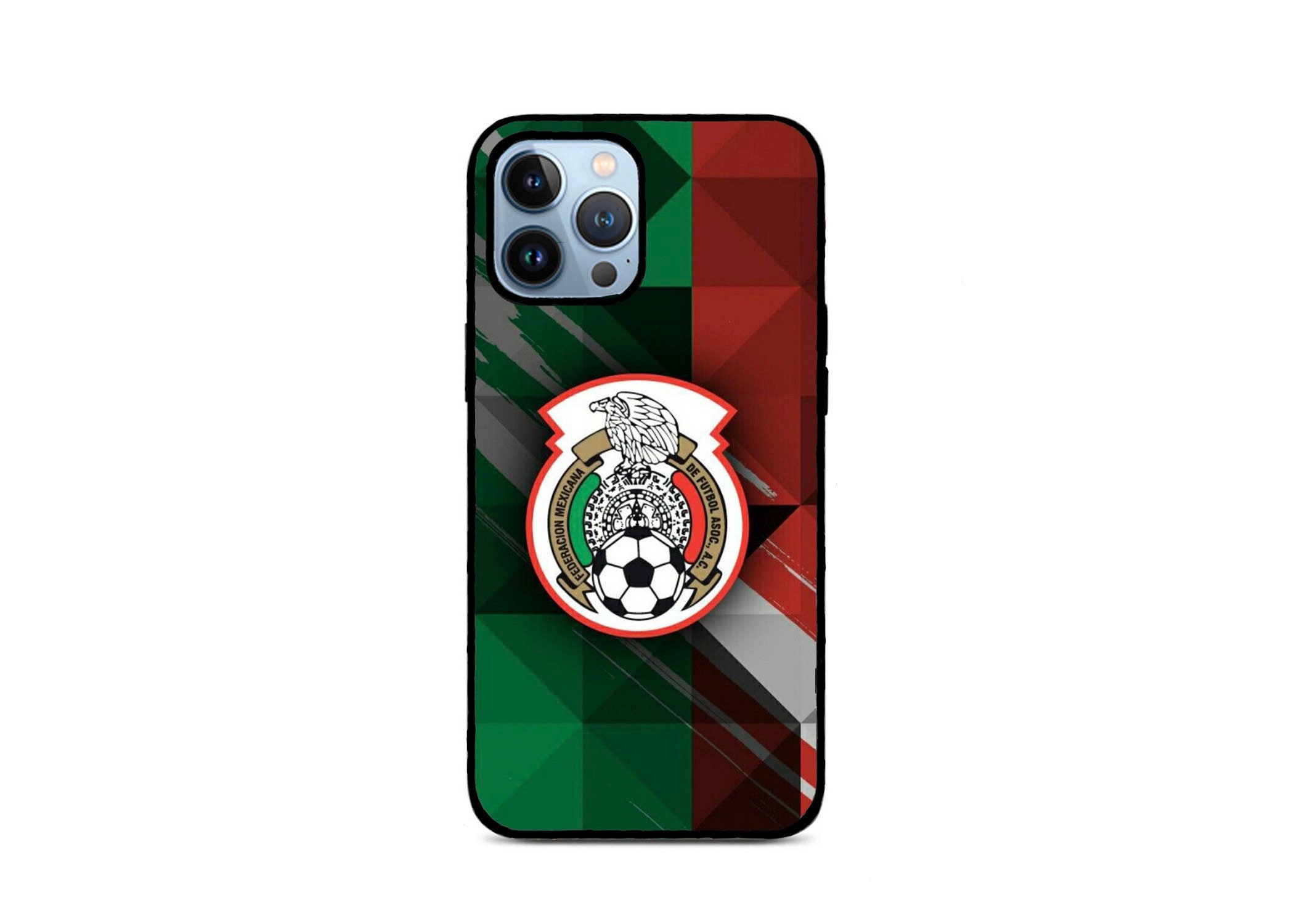 Mexico Soccer Team Iphone Cover Case World Cup Edition For Iphone 14, Iphone 13, Iphone 12 & Iphone 11 Models Coque Fk-79991-1