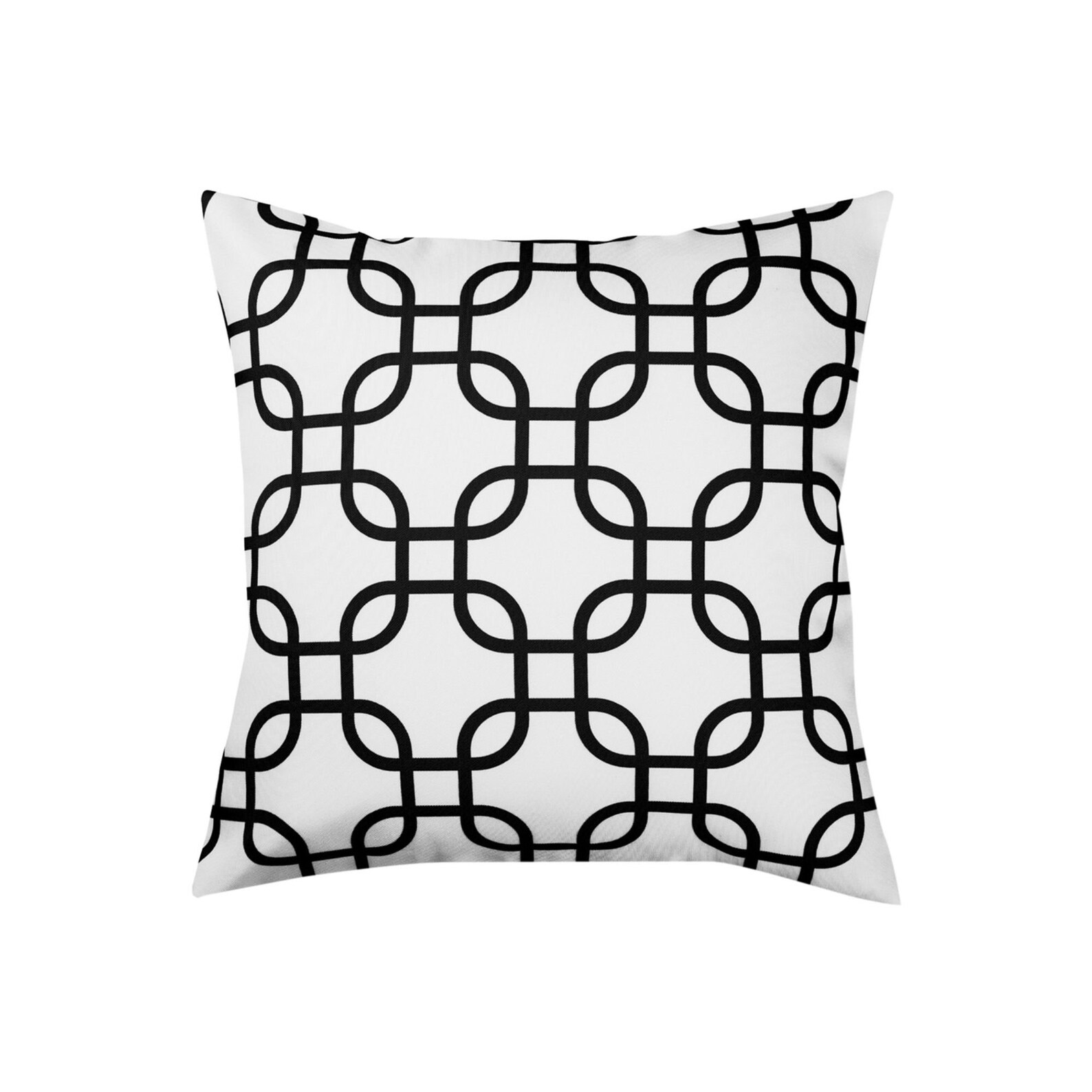 Cushion Set Black & White Set of 8 Printed 16'' x Etsy