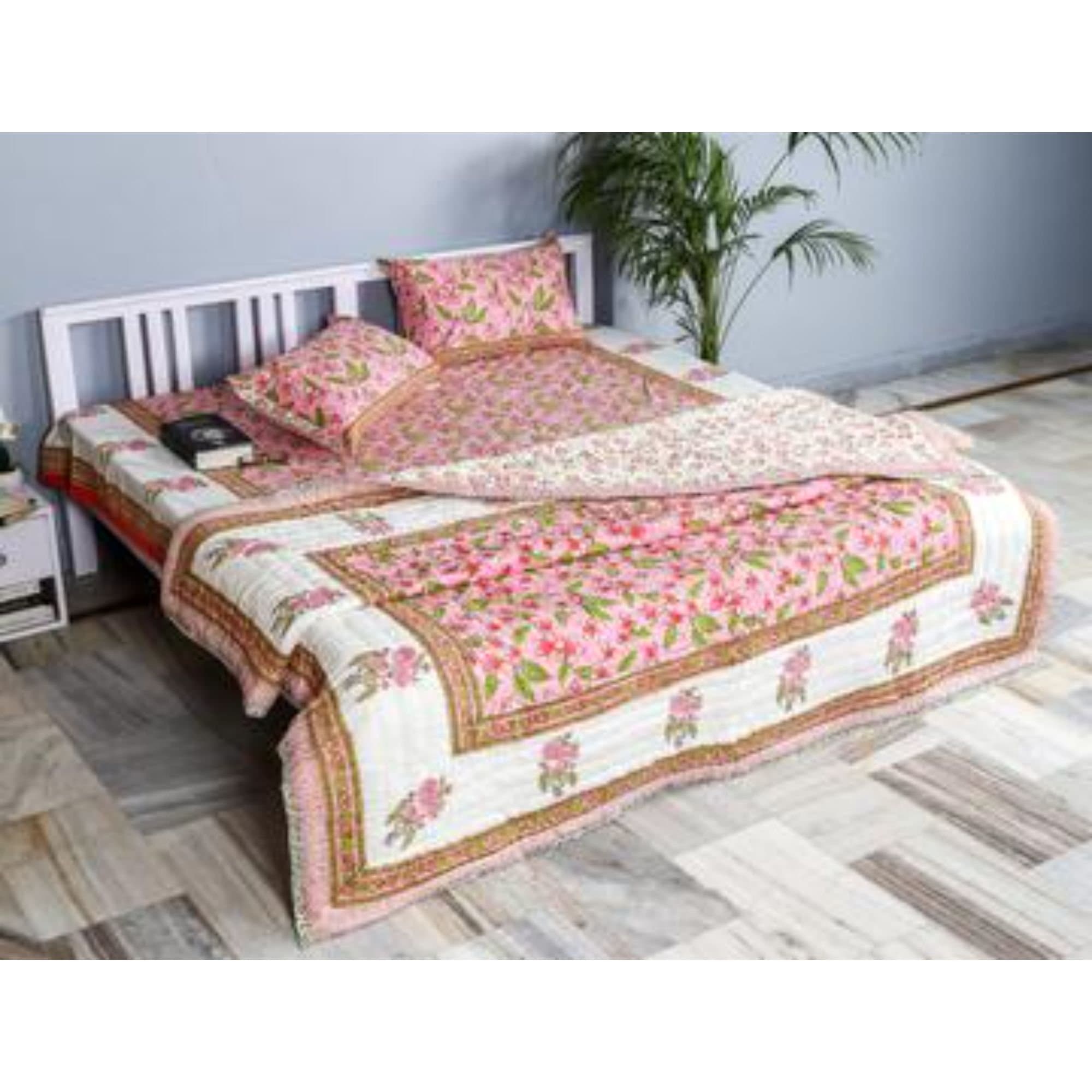 Handmade Indian Cotton Block Print Bed sheet Jaipuri Printed Etsy