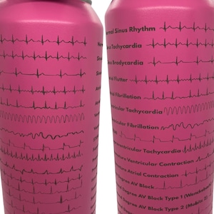 Personalized Cardiology Cardiac EKG ACLS 32 Oz Polar Camel Tumbler | Gift for Nurses, Cardiologists, Medical Students, Electrophysiologists