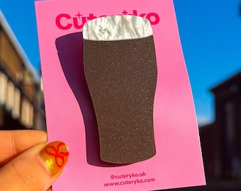Pint Of Stout Hair Clip