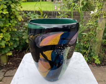 Loan Nemtoi Romanian Art Glass Small Vase - Etsy