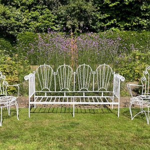 Mid Century Modern Swedish Outdoor Sofa And Two Chairs