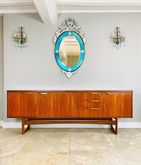 Mid Century Modern William Lawrence Teak Sideboard 1960s Etsy