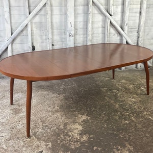 Mid Century Modern Finn Juhl Model NV-56 Teak Dining Table Produced By Niels Vodder in Denmark, 1950’s