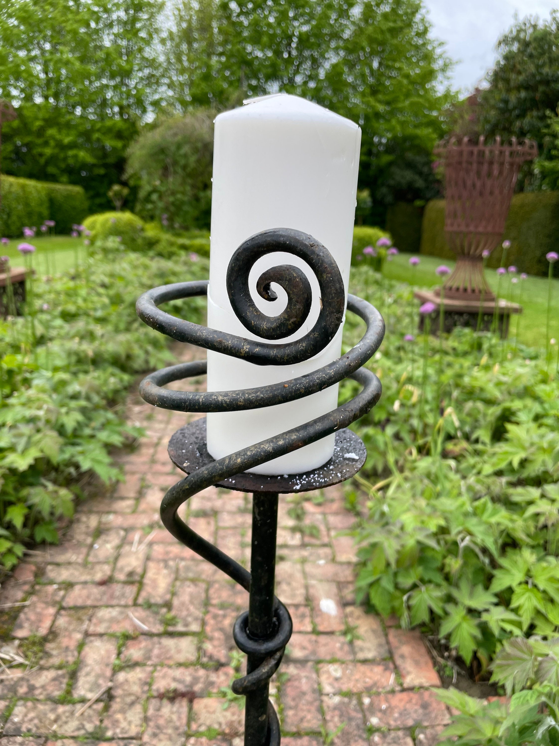 IRON CANDLE STAND Sサイズ2点　Lサイズ2点セット IRON CANDLE STAND SET | Adcock Furniture & Design