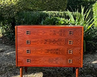 ミッドセンチュリーデンマーク産ローズウッドチェスト、1960年代