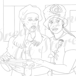 No Way! - Premium Coloring Page | Coloring illustration | Instant Download | Printable File (JPEG and PDF)